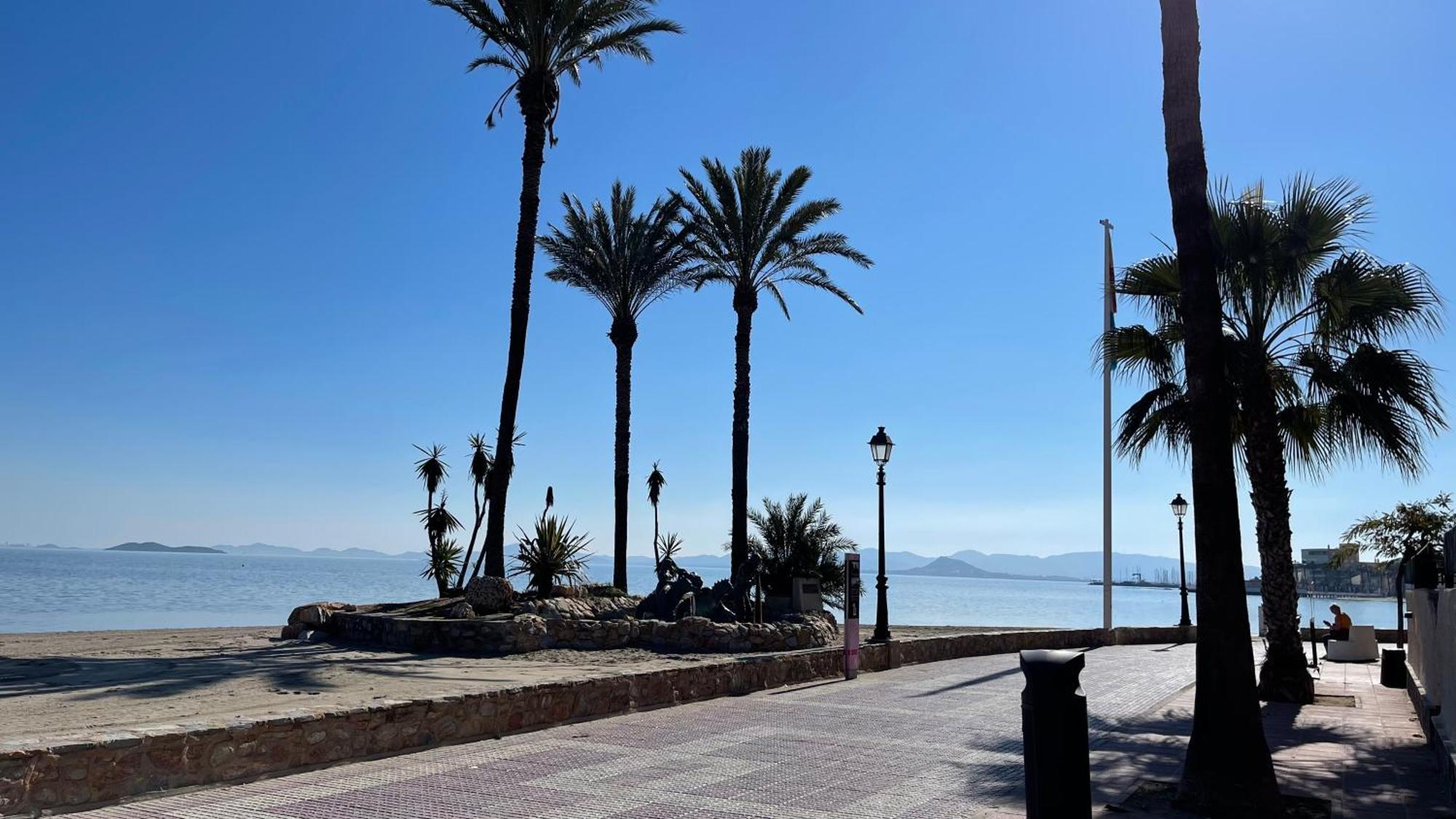 Charming Beachfront Apartment Murcia Ngoại thất bức ảnh